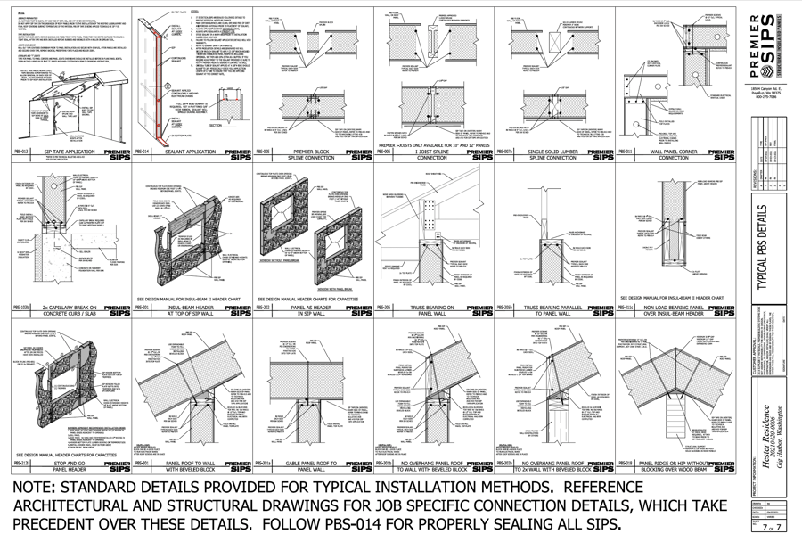 Construction Details in Layout Drawing (1)