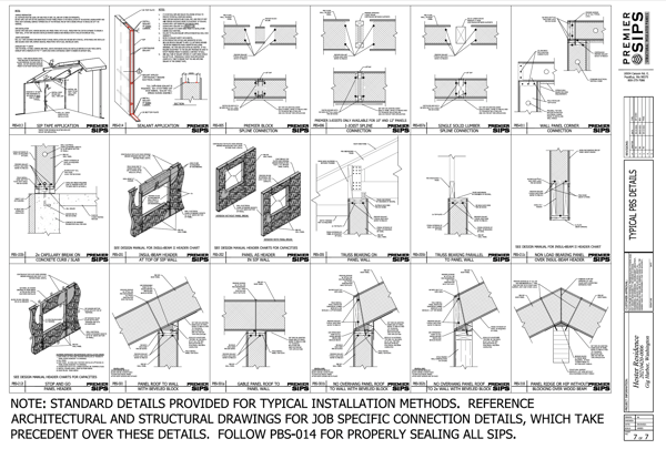 Construction Details in Layout Drawing (1)