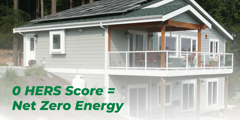 0 HERS Score = Net Zero Energy