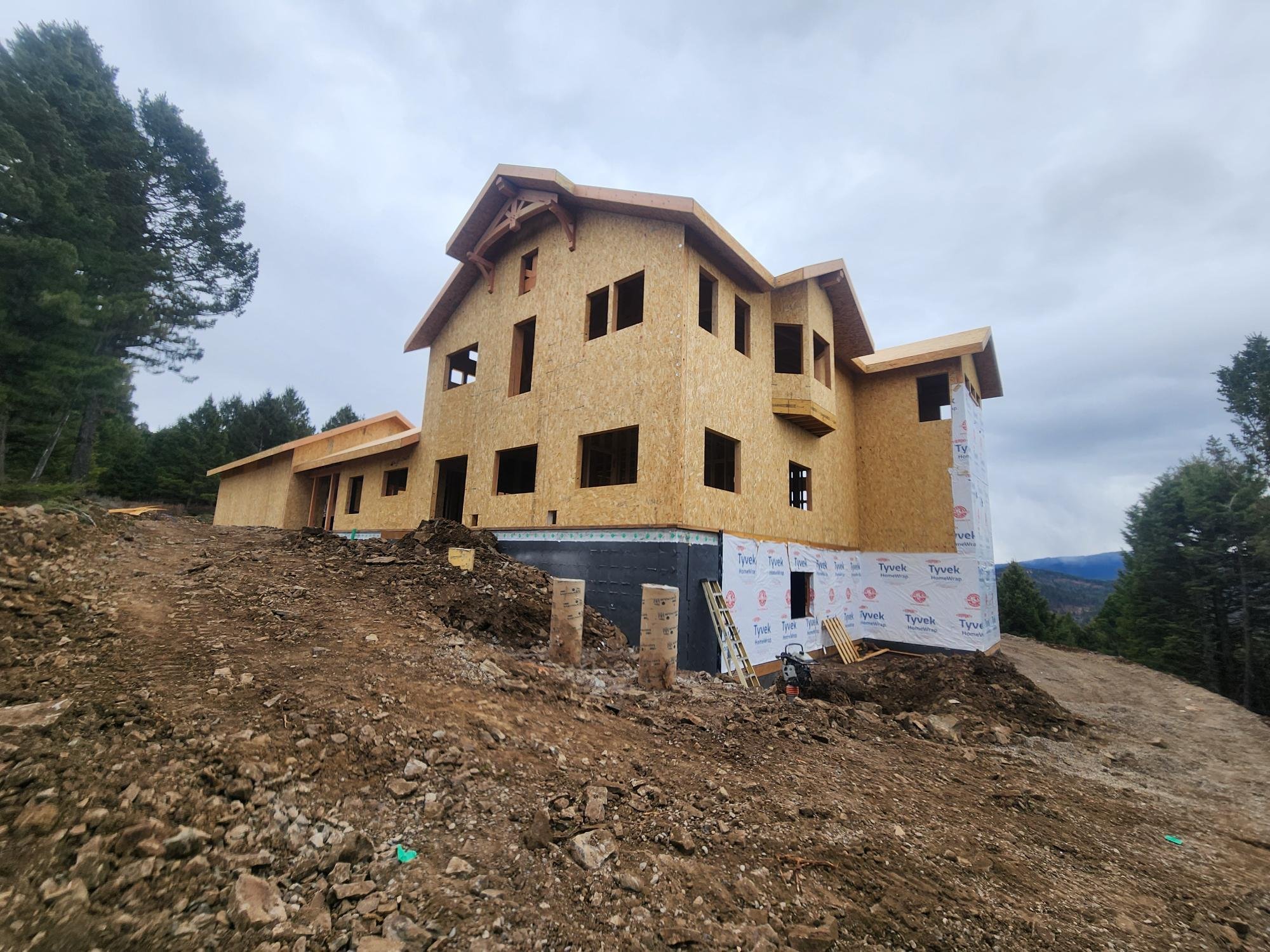 Custom home built with structural insulated panels