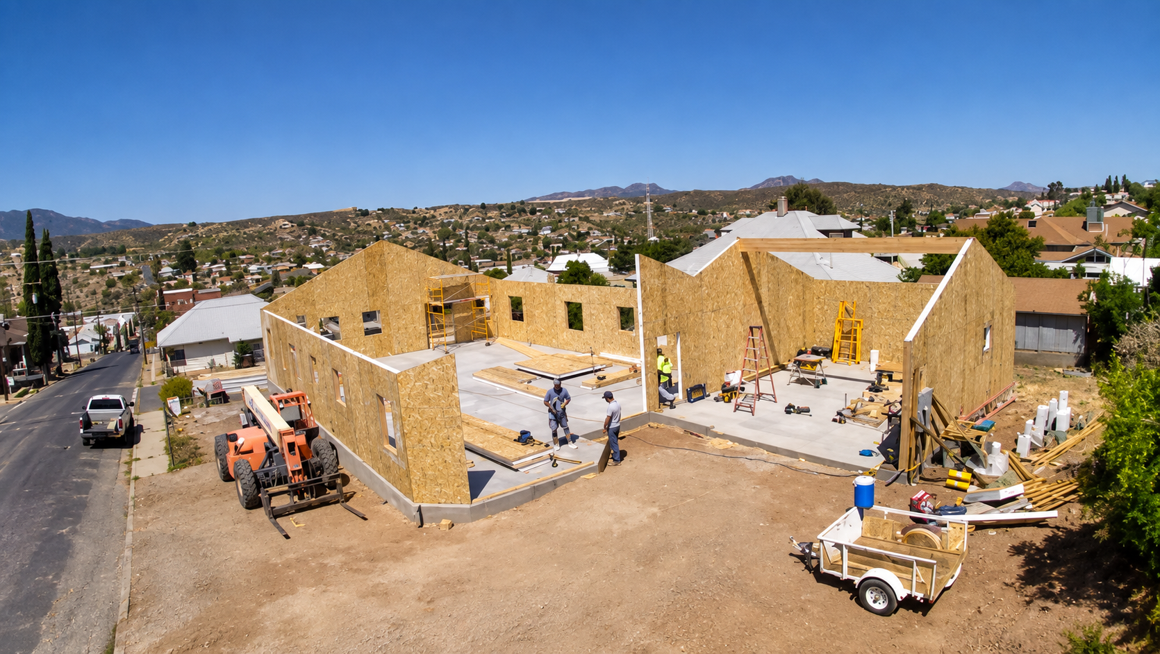 clean SIP jobsite_Burke residence