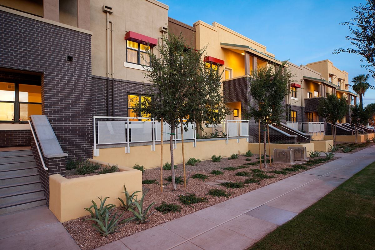 Lofts at McKinley affordable senior housing built with SIPs, Phoenix, Arizona