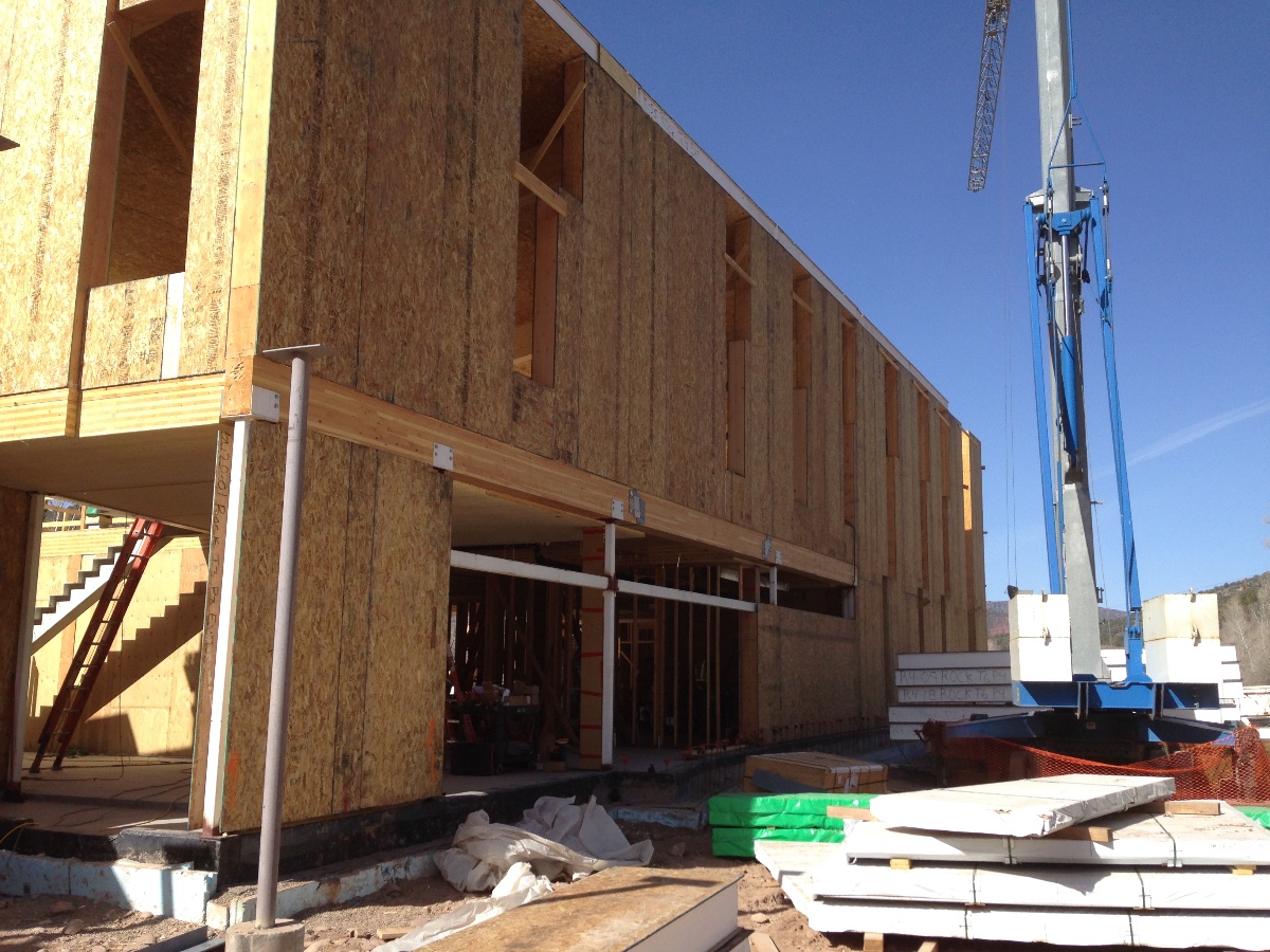 Structural Insulated Panel Install - Rocky Mountain Institute RMI 3-1