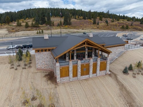 Vail Valley Public Rest Area constructed with SIP panels