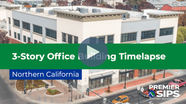 Corner Stone 3-Story Office Building Installation