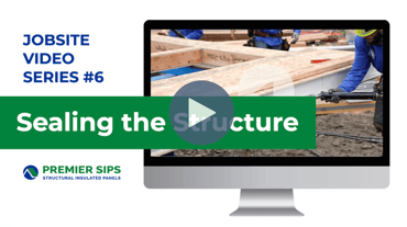 SIPS Jobsite Install Video #6:  Sealing A SIP Structure Successfully